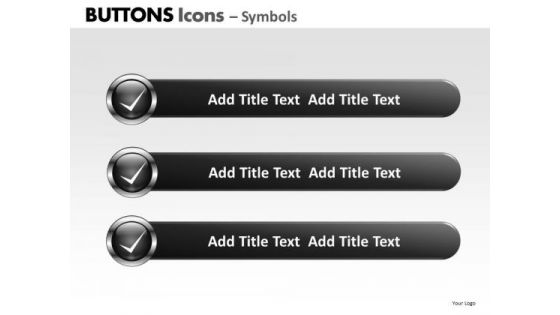 PowerPoint Slide Designs Buttons Icons Growth Ppt Layouts