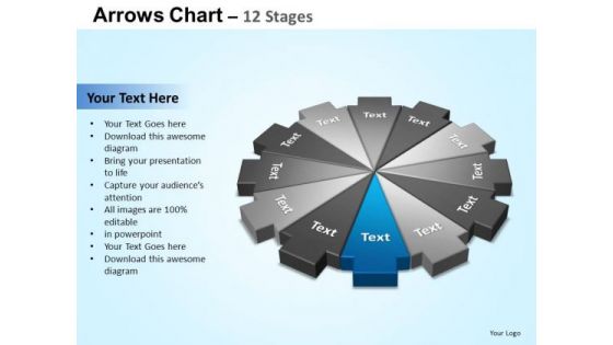 PowerPoint Slide Designs Chart Arrows Chart Ppt Slides