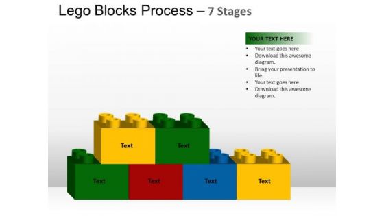 PowerPoint Slide Designs Chart Lego Blocks Ppt Backgrounds