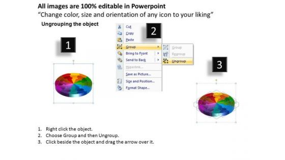 PowerPoint Slide Designs Circle Chart Circle Puzzle Diagram Ppt Themes