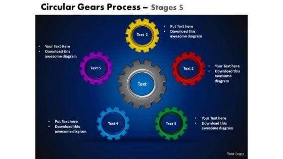 PowerPoint Slide Designs Circle Process Circular Jigsaw Ppt Process