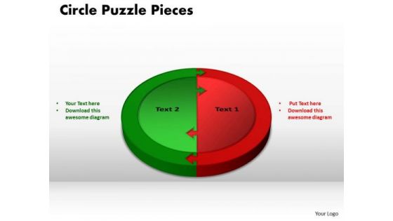 PowerPoint Slide Designs Circle Puzzle Pieces Chart Ppt Slide