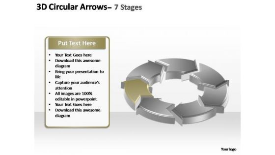 PowerPoint Slide Designs Company Circular Arrows Ppt Presentation