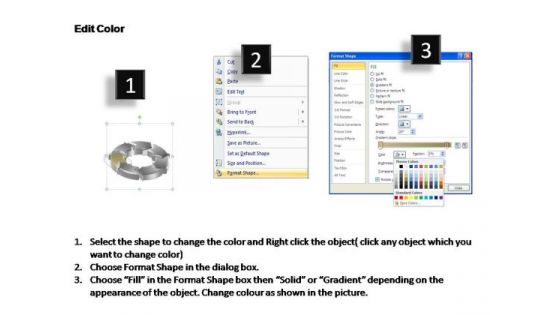 PowerPoint Slide Designs Company Circular Arrows Ppt Presentation