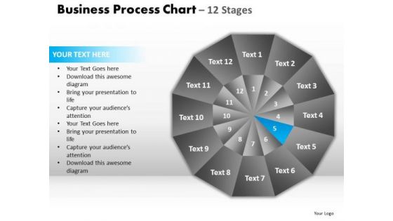 PowerPoint Slide Designs Company Circular Quadrant Ppt Templates