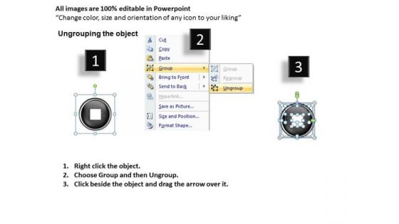 PowerPoint Slide Designs Company Growth Buttons Icons Ppt Slide