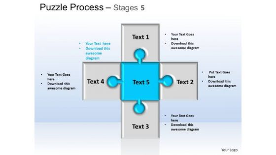 PowerPoint Slide Designs Company Puzzle Ppt Templates