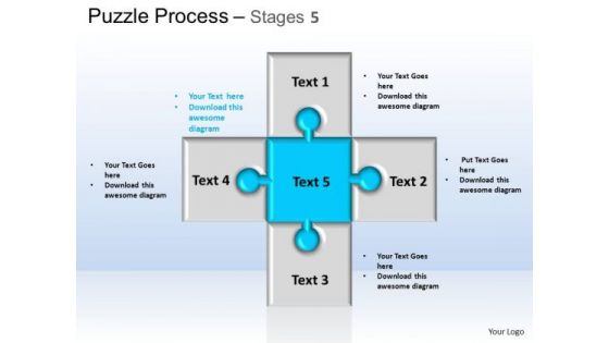 PowerPoint Slide Designs Company Puzzle Ppt Templates