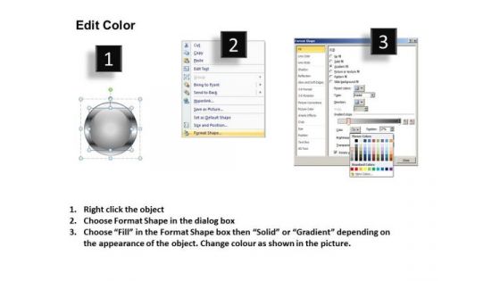 PowerPoint Slide Designs Diagram Buttons Icons Ppt Templates