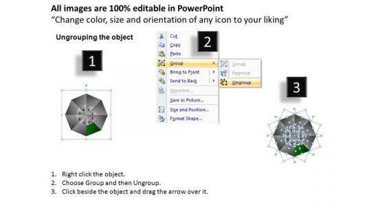 PowerPoint Slide Designs Download Circular Quadrant Ppt Design