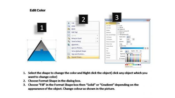 PowerPoint Slide Designs Download Triangle Puzzle Ppt Designs