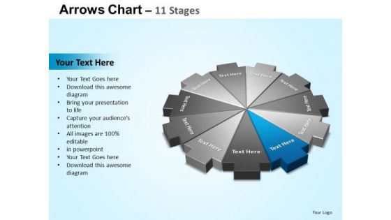 PowerPoint Slide Designs Editable Arrows Chart Ppt Design Slides