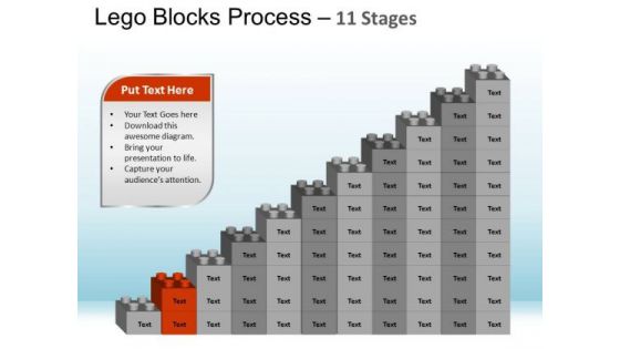 PowerPoint Slide Designs Editable Lego Blocks Ppt Presentation