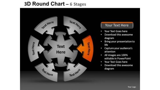 PowerPoint Slide Designs Editable Round Chart Ppt Backgrounds