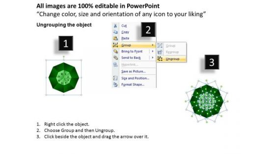 PowerPoint Slide Designs Education Circular Quadrant Ppt Backgrounds