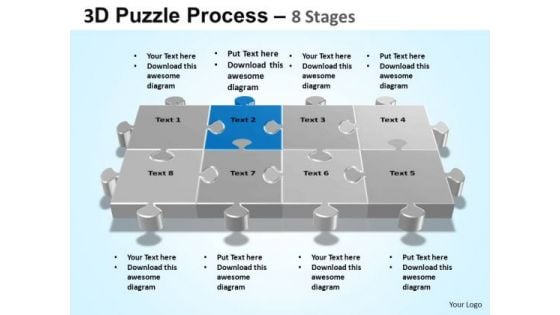 PowerPoint Slide Designs Education Puzzle Process Ppt Design