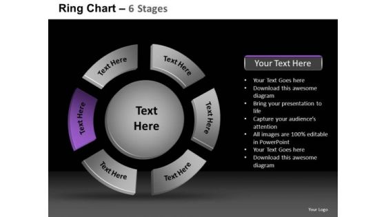 PowerPoint Slide Designs Education Ring Chart Ppt Templates