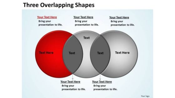 PowerPoint Slide Designs Education Three Overlapping Ppt Designs