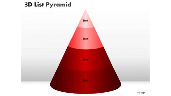 PowerPoint Slide Designs Graphic Bulleted List Pyramid Ppt Themes