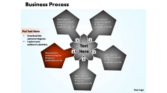 PowerPoint Slide Designs Graphic Business Process Chart Ppt Slide