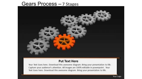 PowerPoint Slide Designs Graphic Gears Process Ppt Template