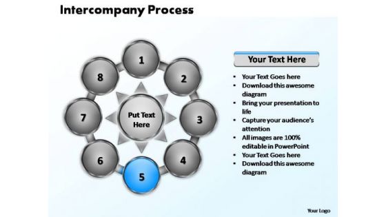 PowerPoint Slide Designs Graphic Intercompany Process Ppt Slides