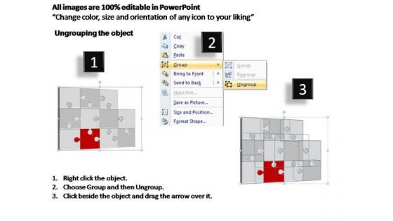 PowerPoint Slide Designs Graphic Puzzle Process Ppt Designs