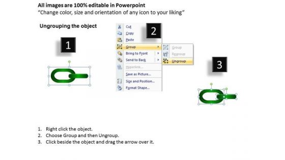 PowerPoint Slide Designs Growth Chains Flowchart Ppt Design