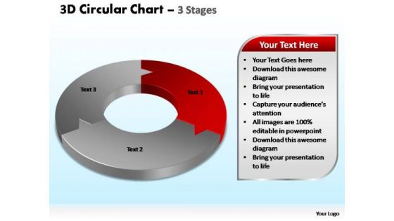 PowerPoint Slide Designs Growth Circular Chart Ppt Template