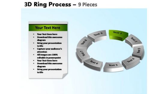 PowerPoint Slide Designs Growth Ring Process Ppt Design