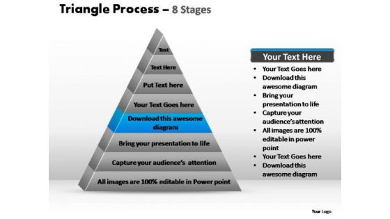 PowerPoint Slide Designs Growth Triangle Process Ppt Template