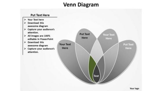 PowerPoint Slide Designs Growth Venn Diagram Ppt Theme