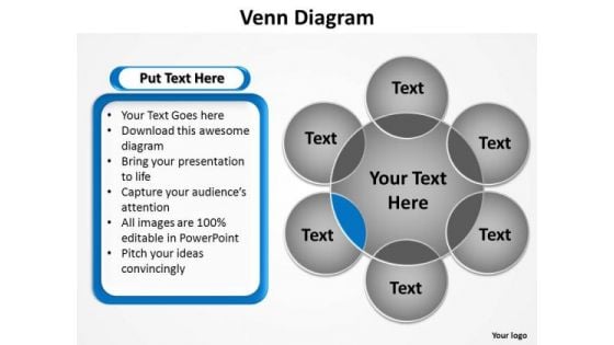 PowerPoint Slide Designs Growth Venn Diagram Ppt Themes