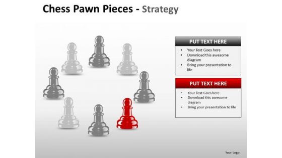 PowerPoint Slide Designs Image Chess Pawn Ppt Process