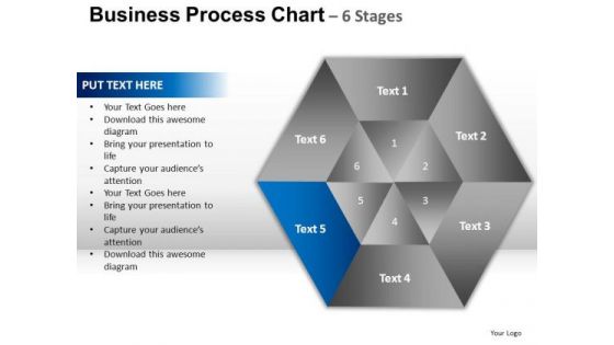 PowerPoint Slide Designs Image Hexagon Pie Chart Ppt Template