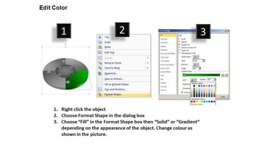 PowerPoint Slide Designs Image Jigsaw Pie Chart Ppt Template