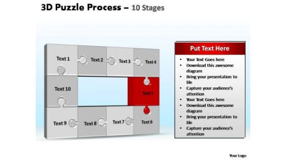 PowerPoint Slide Designs Image Puzzle Process Ppt Theme