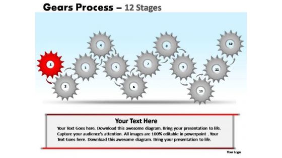 PowerPoint Slide Designs Leadership Gears Ppt Backgrounds