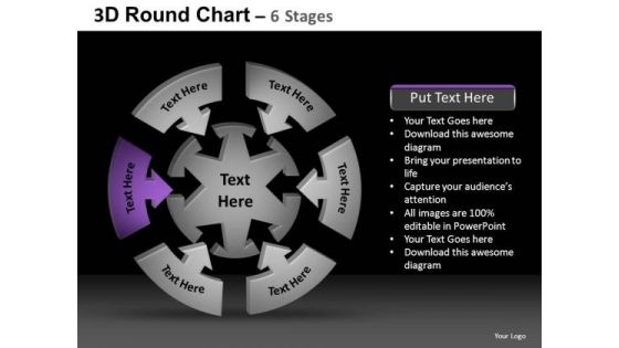 PowerPoint Slide Designs Leadership Round Chart Ppt Slide