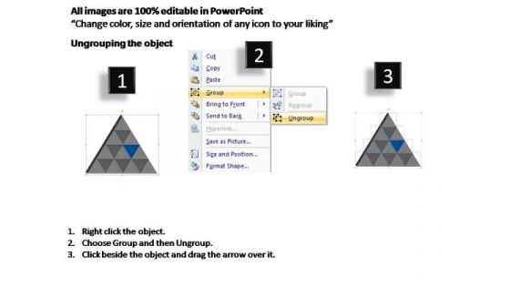 PowerPoint Slide Designs Leadership Triangle Process Ppt Design Slides
