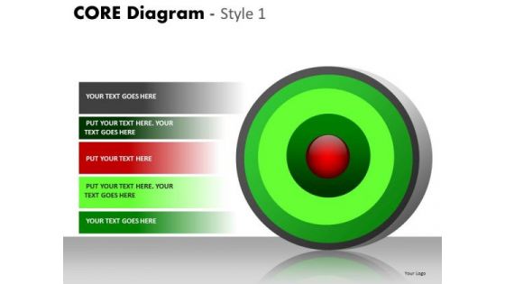 PowerPoint Slide Designs Marketing Core Diagram Ppt Themes