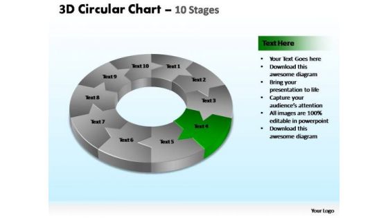 PowerPoint Slide Designs Process Circular Ppt Slides