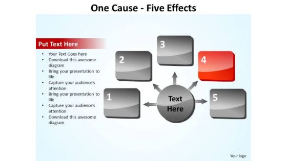 PowerPoint Slide Designs Process Five Effects Ppt Template