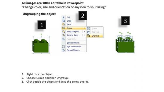 PowerPoint Slide Designs Process Lego Blocks Ppt Slide Designs