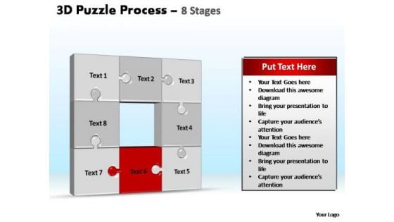 PowerPoint Slide Designs Process Puzzle Process Ppt Template