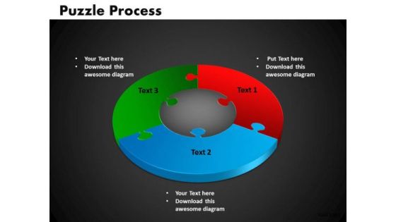 PowerPoint Slide Designs Puzzle Process Finance Ppt Templates