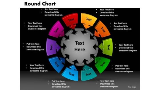 PowerPoint Slide Designs Round Chart Business Ppt Slide Designs