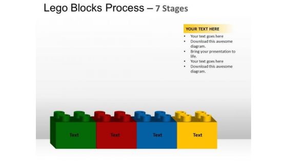 PowerPoint Slide Designs Sales Lego Blocks Ppt Design Slides