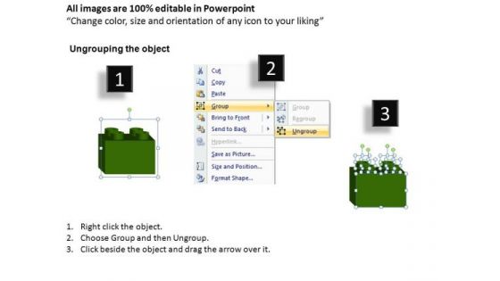PowerPoint Slide Designs Sales Lego Blocks Ppt Template
