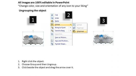 PowerPoint Slide Designs Sales Puzzle Process Ppt Presentation